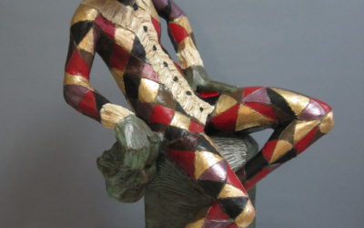 Arlecchino nella tradizione scultorea e nel mio operare