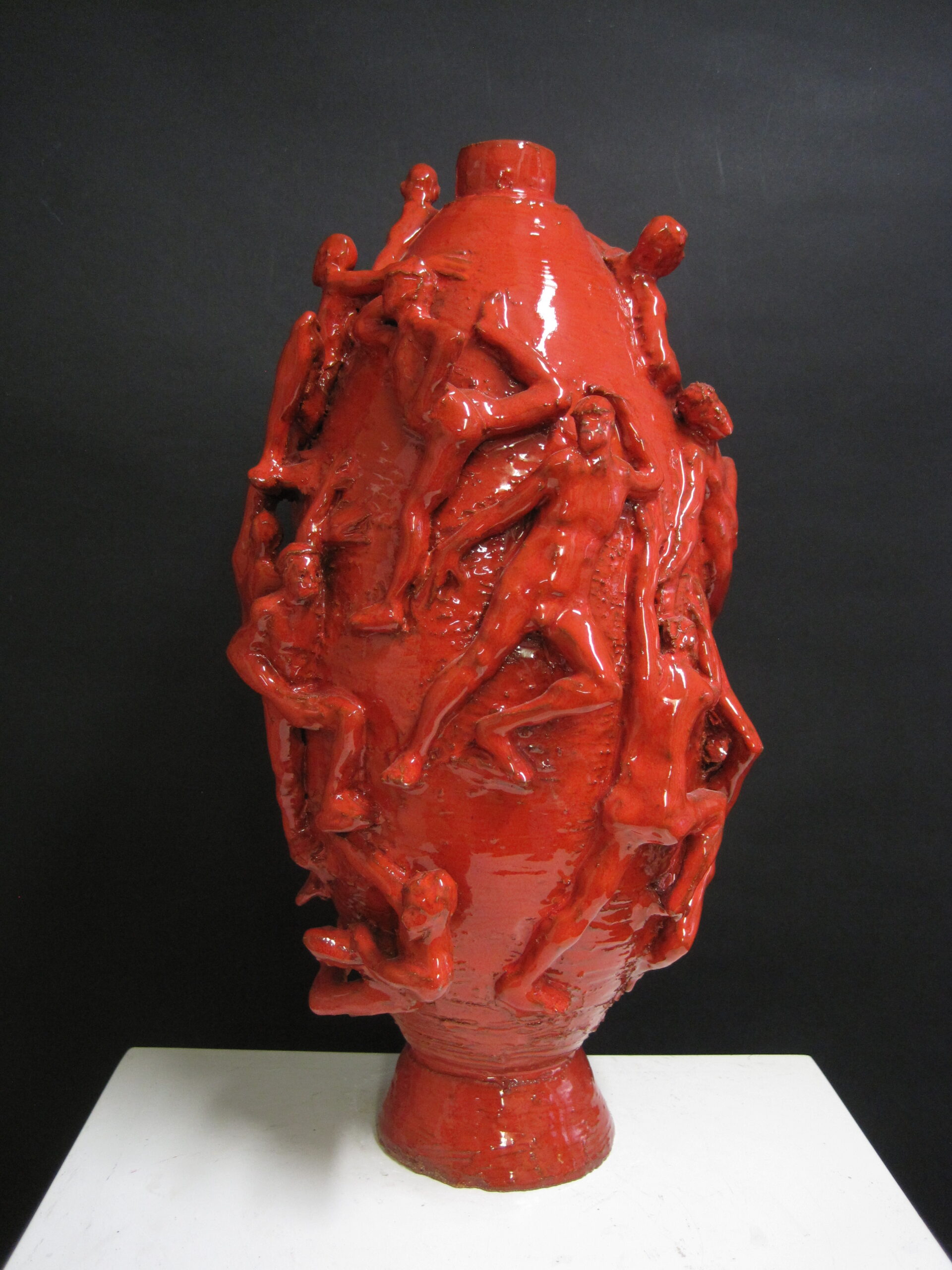 Il vaso della conoscenza rosso